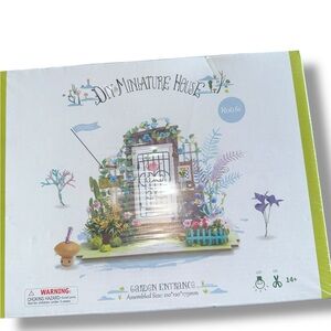 Robotime Rolife DIY Miniature House Kit - Garden Entrance (Model DGM02) Sealed